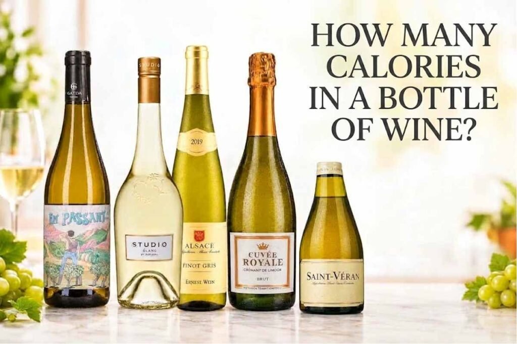 Calories in a bottle of wine with nutritional information