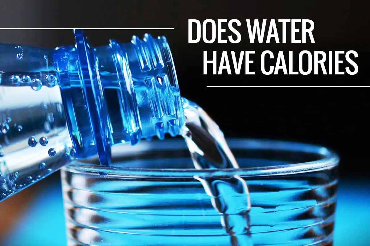 Does water have calories and nutritional value